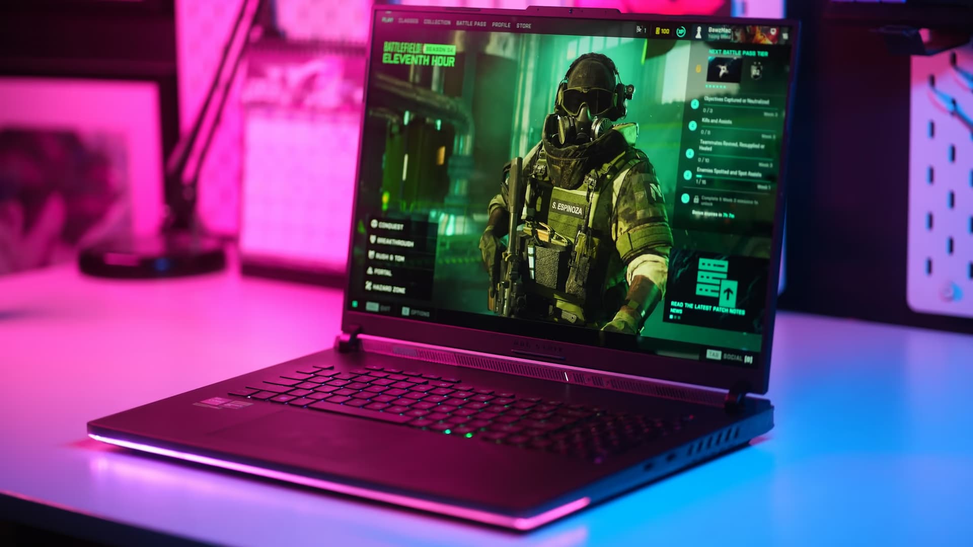 Laptop gaming