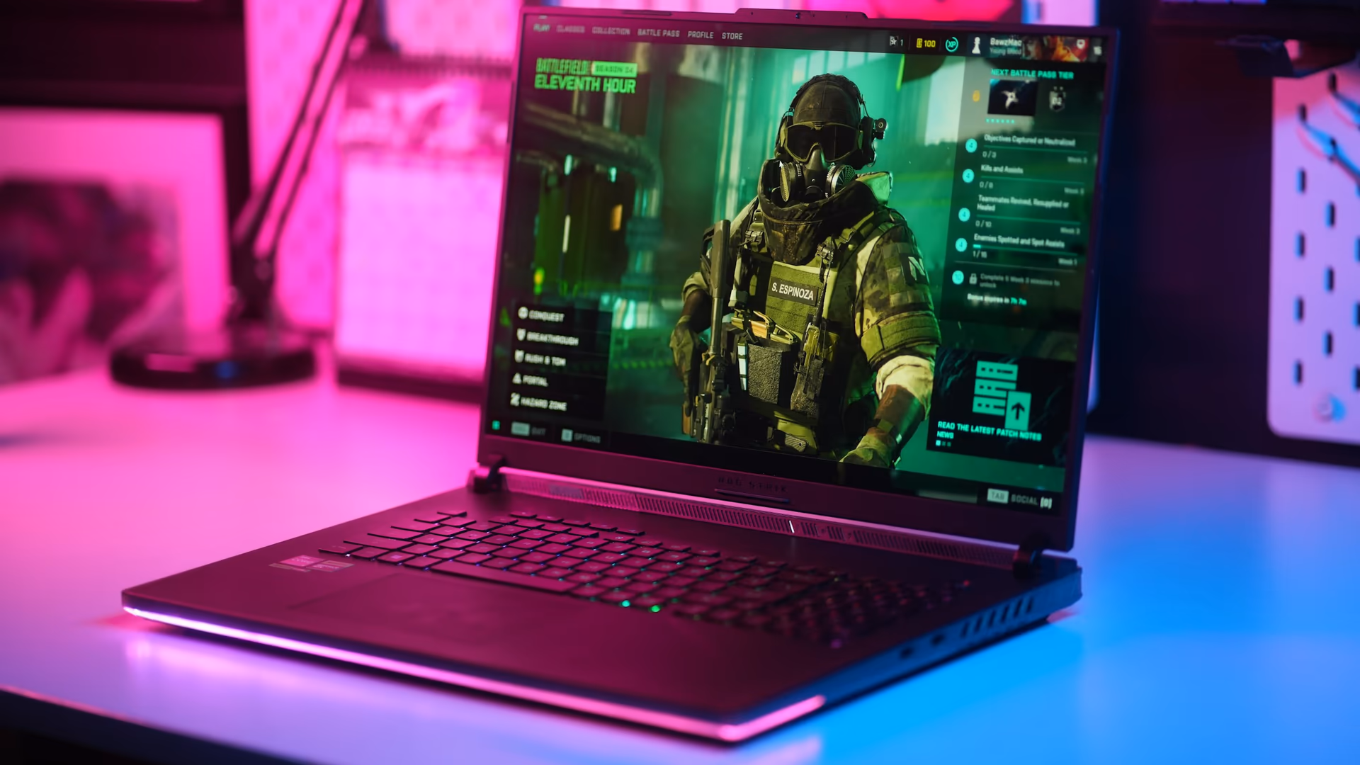 Laptop gaming