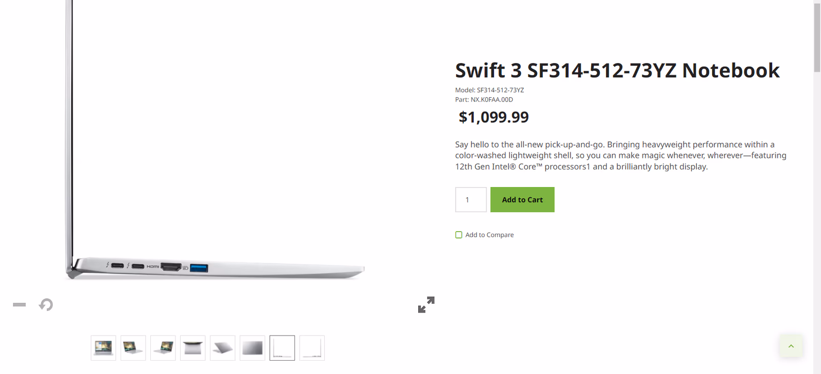 Acer Swift 3 OLED — ảnh chi tiết 03