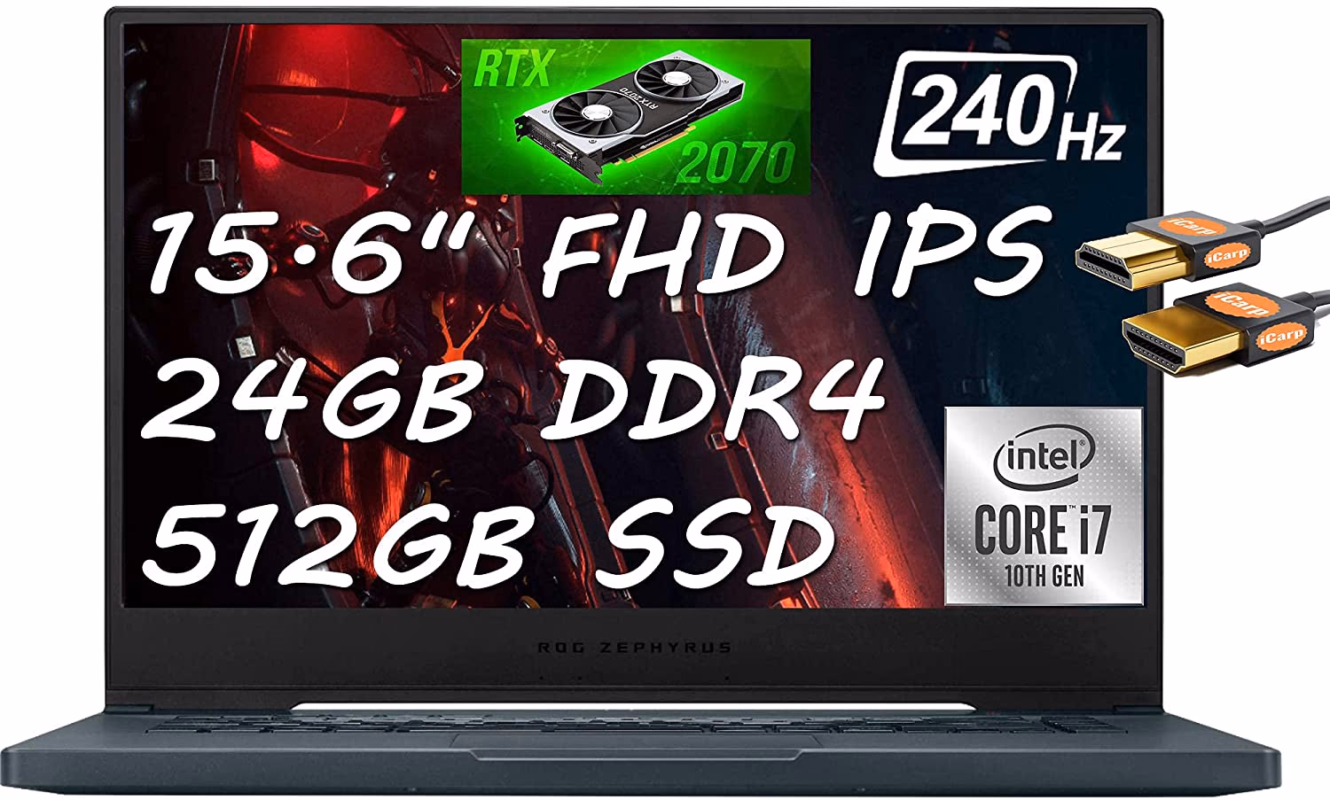 Asus ROG Zephyrus M15 GU502 — ảnh chi tiết 03 Asus ROG Zephyrus M15 GU502 — ảnh chi tiết 03
