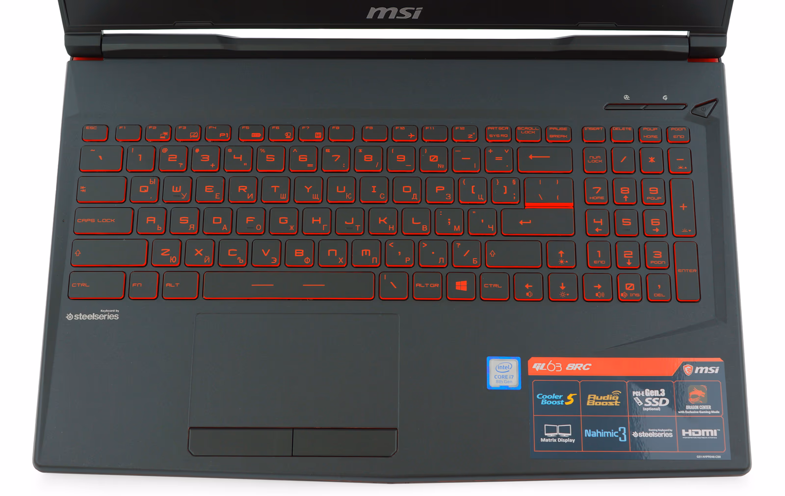MSI GL63 Thin — ảnh chi tiết 01 MSI GL63 Thin — ảnh chi tiết 01