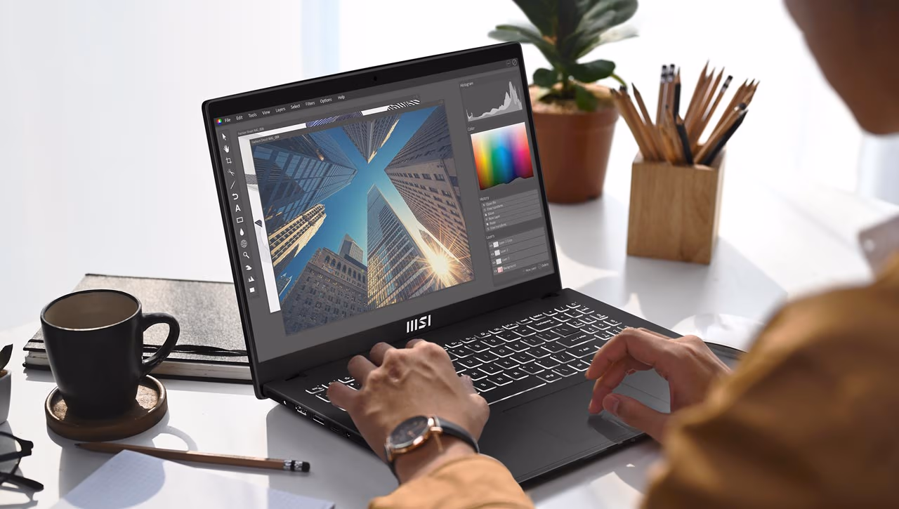 MSI Modern 14 — ảnh chi tiết 02 MSI Modern 14 — ảnh chi tiết 02