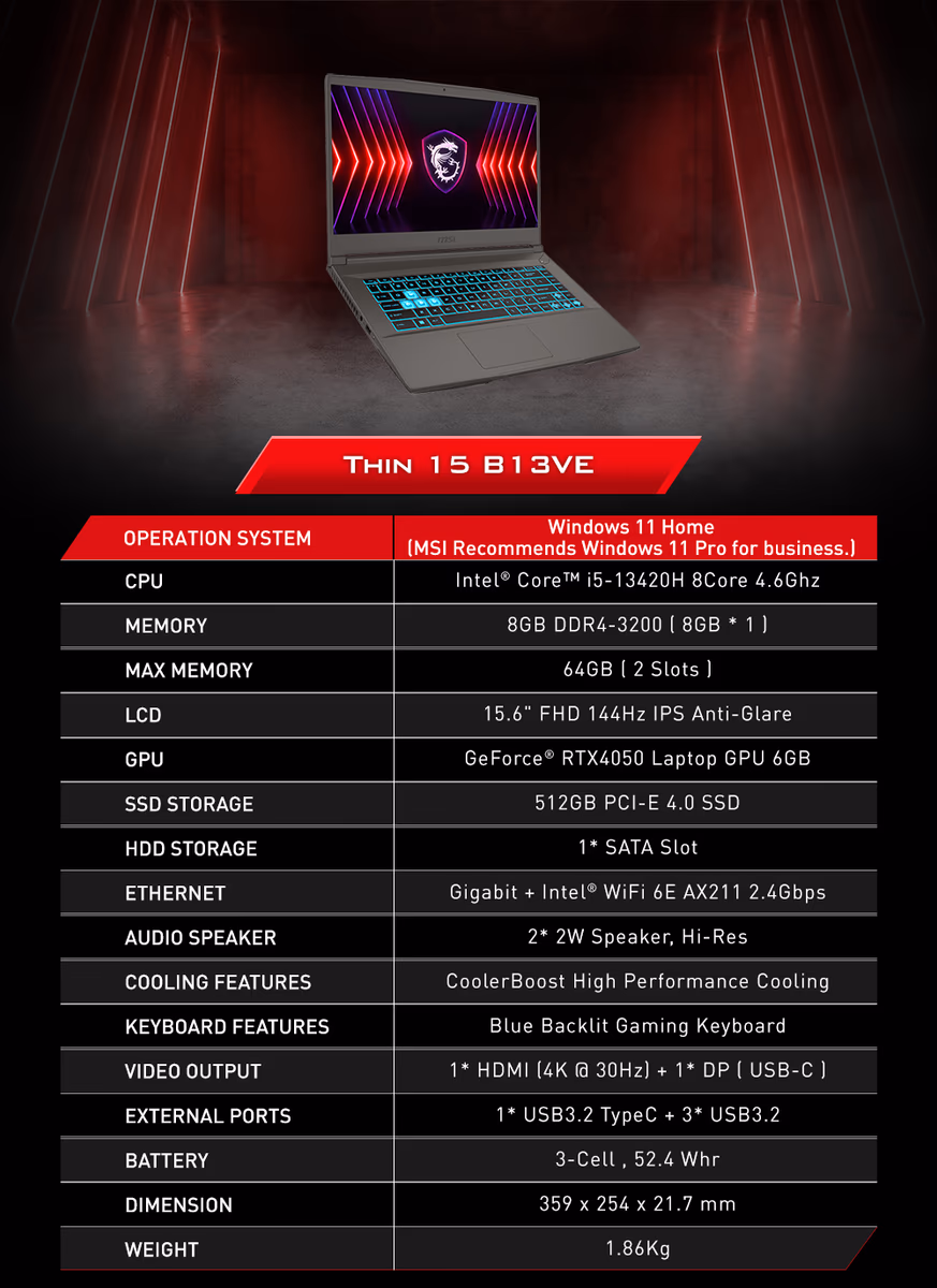 MSI Sword 15 B13 — ảnh đại diện